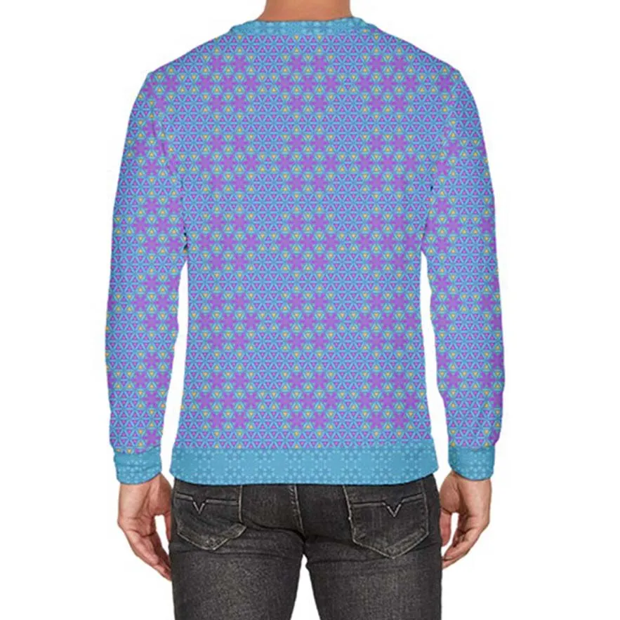 Flower of Life Velour Sweater