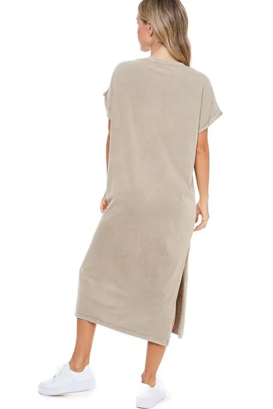 Free Bird Vintage Maxi T shirt Dress