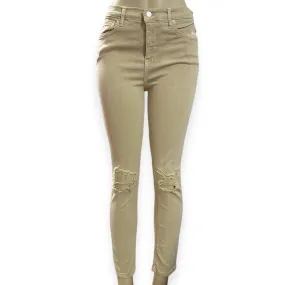 Free People Khaki Tan Skinny Jeans