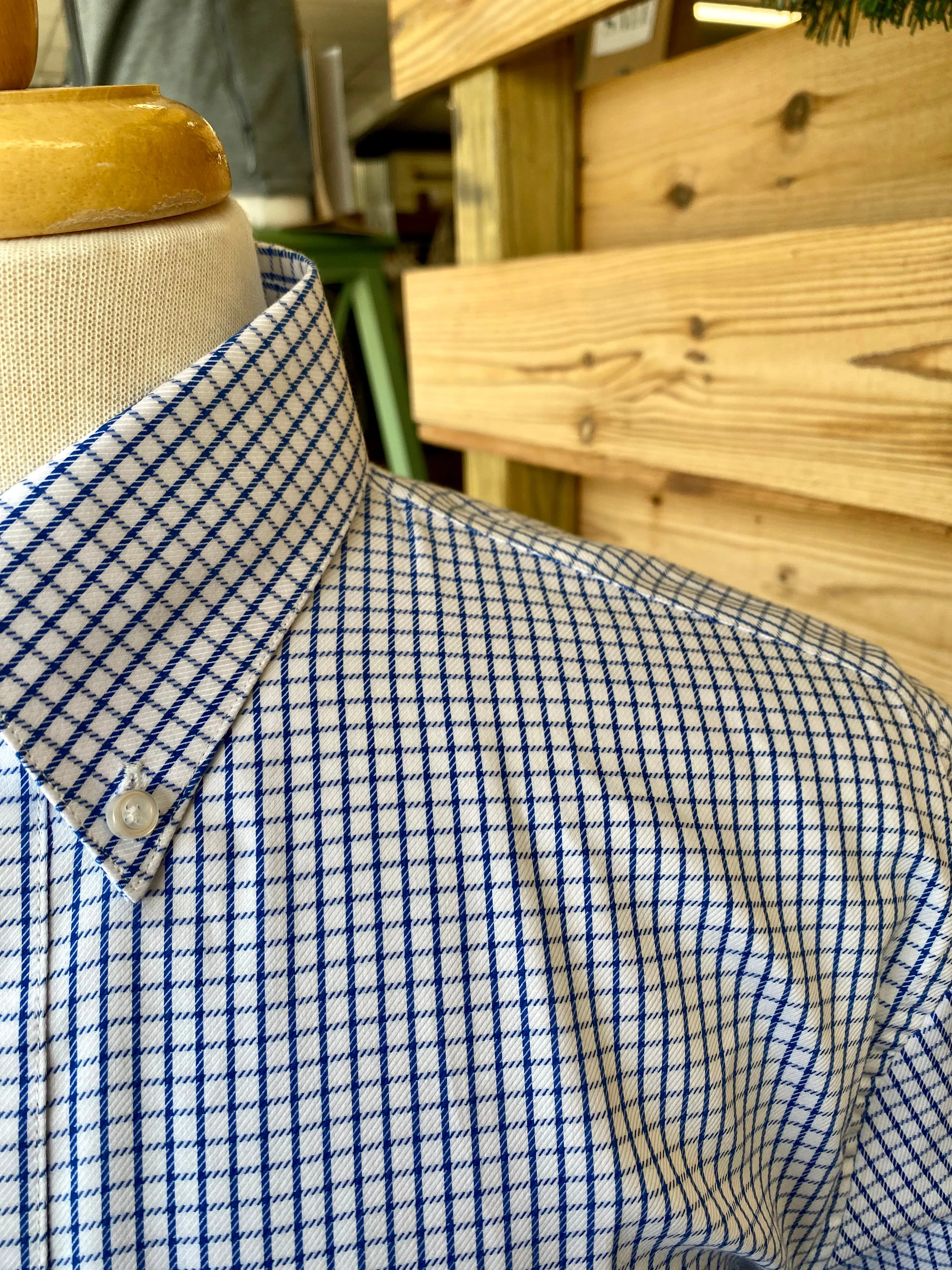 FX FUSION LONG SLEEVE BUTTON DOWN TWILL BLUE