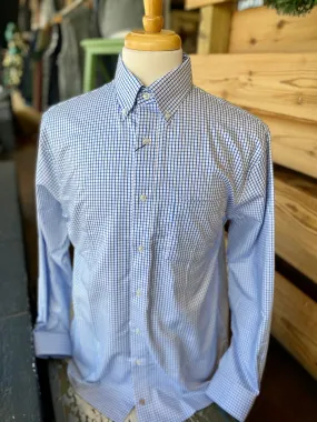 FX FUSION LONG SLEEVE BUTTON DOWN TWILL BLUE