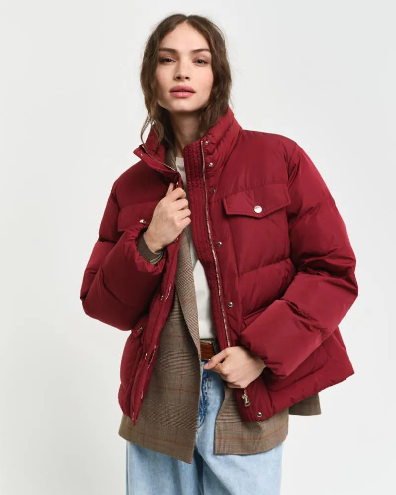 Gant Apparel Womens ACTIVE CLOUD JACKET 604/PLUMPED RED