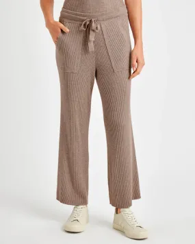 Georgie Rib Pant in Tawny Heather