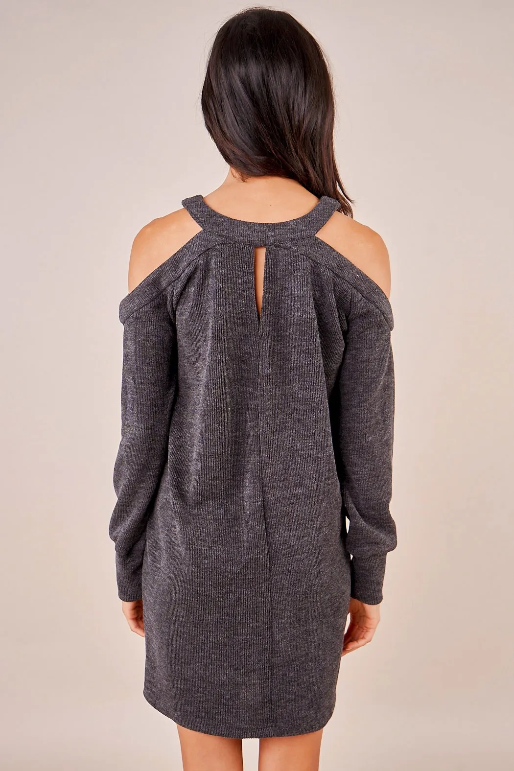 Glory Gal Cold Shoulder Sweater Dress