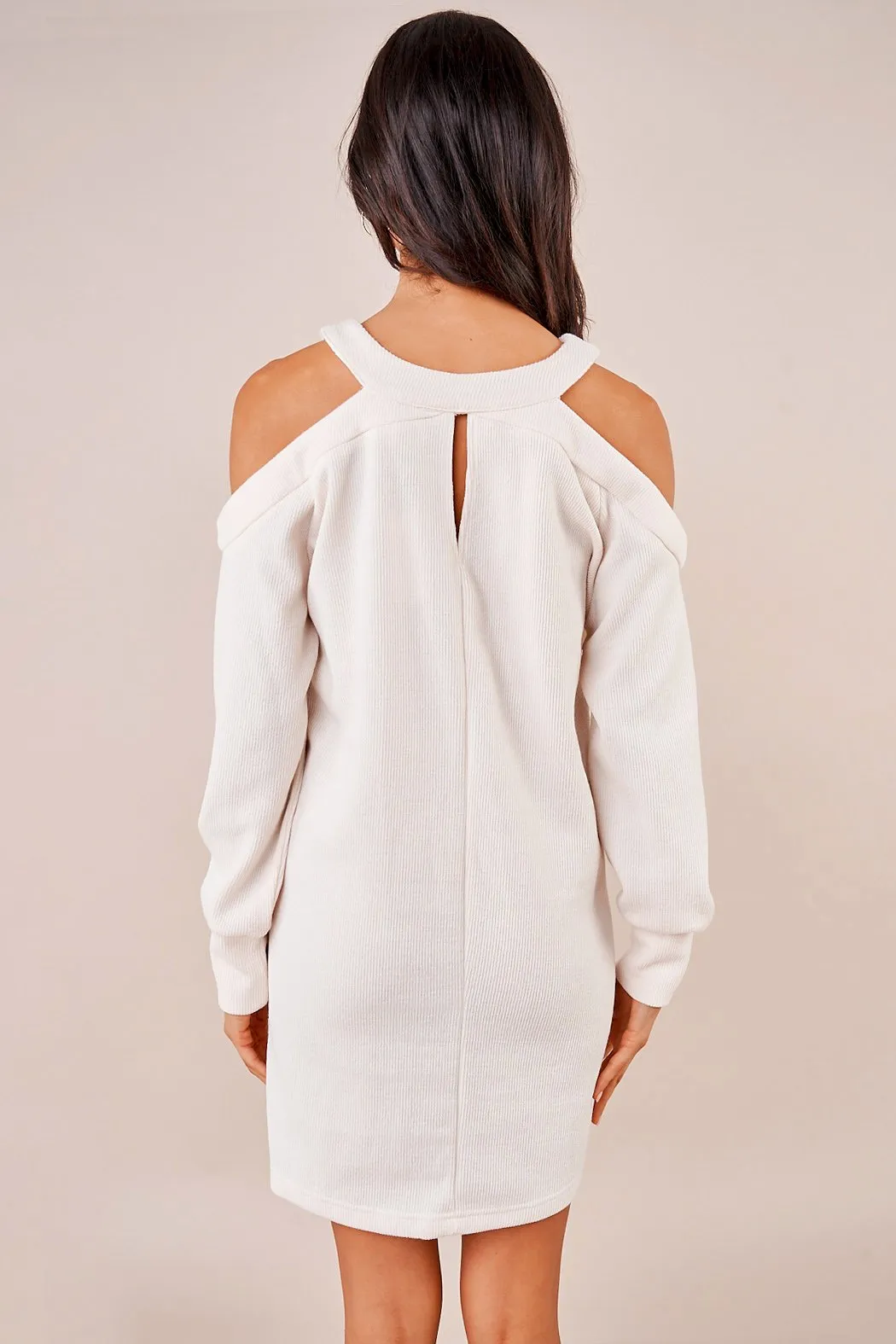 Glory Gal Cold Shoulder Sweater Dress