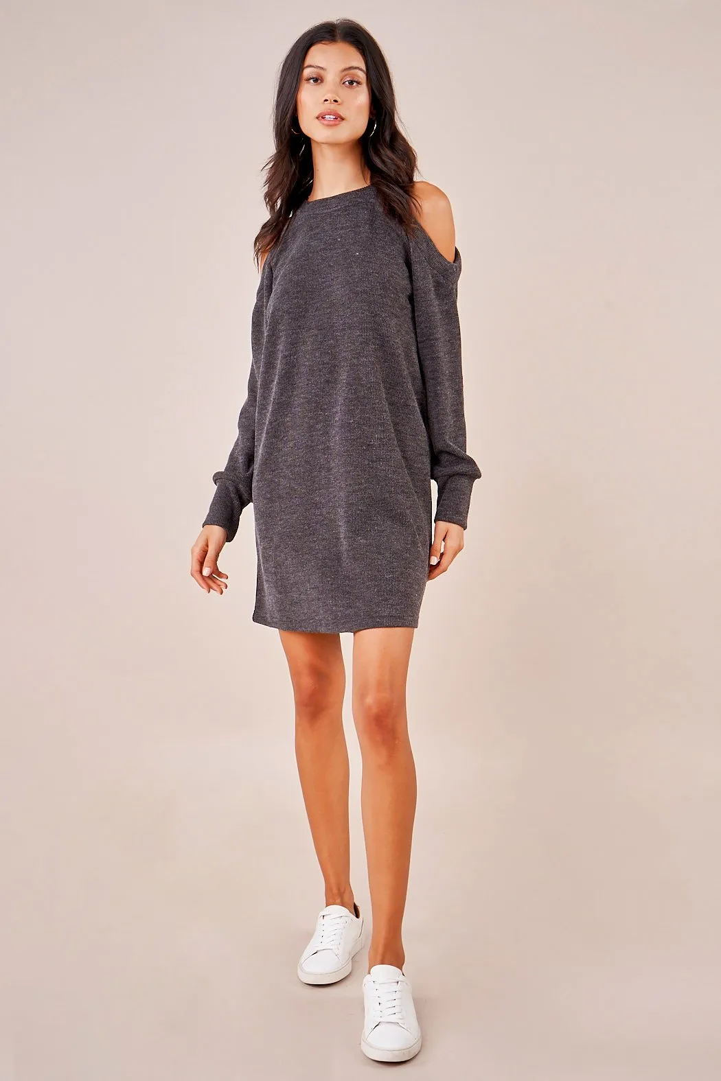 Glory Gal Cold Shoulder Sweater Dress