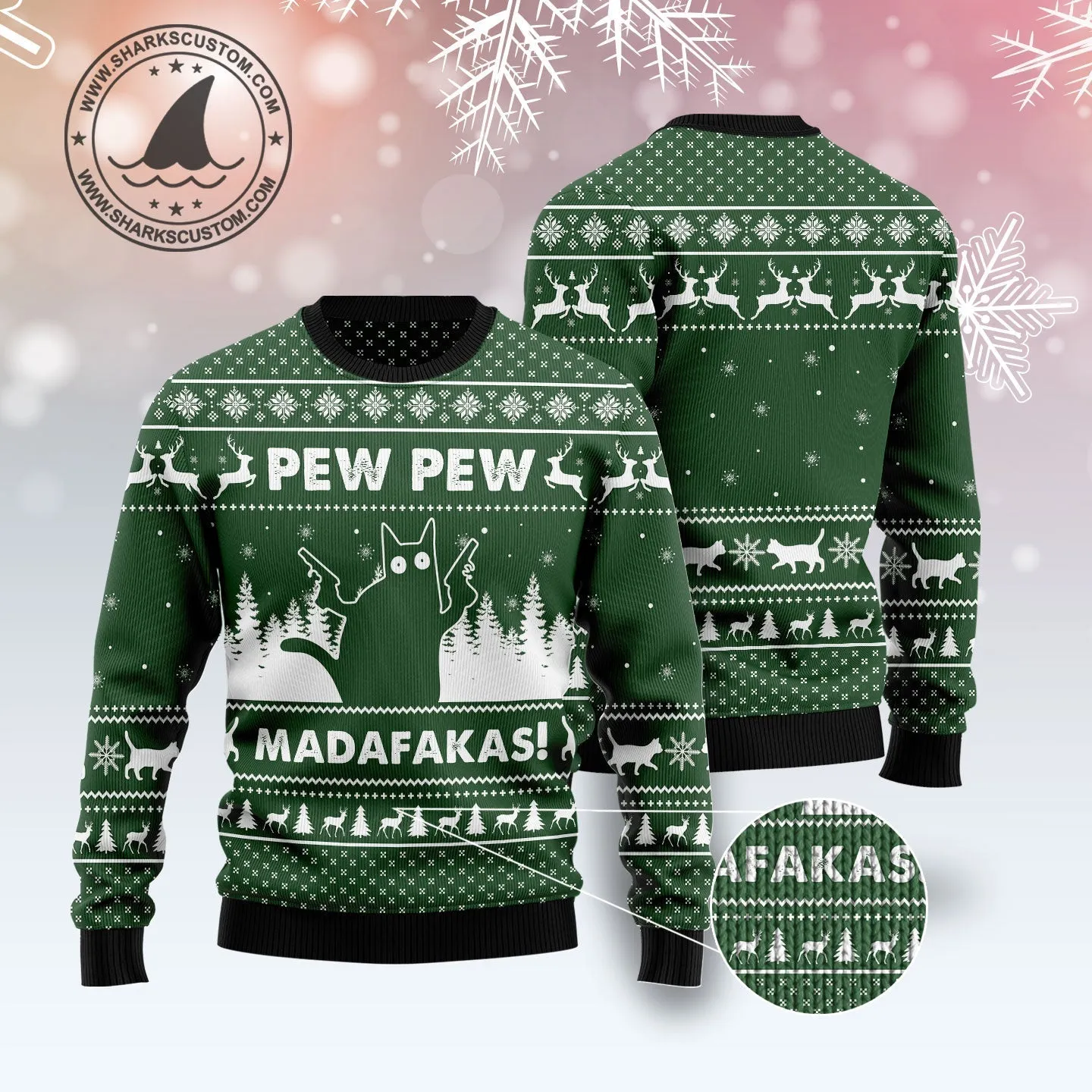 Graphic Ugly Sweater JulesRoche - Funny Christmas Pullover