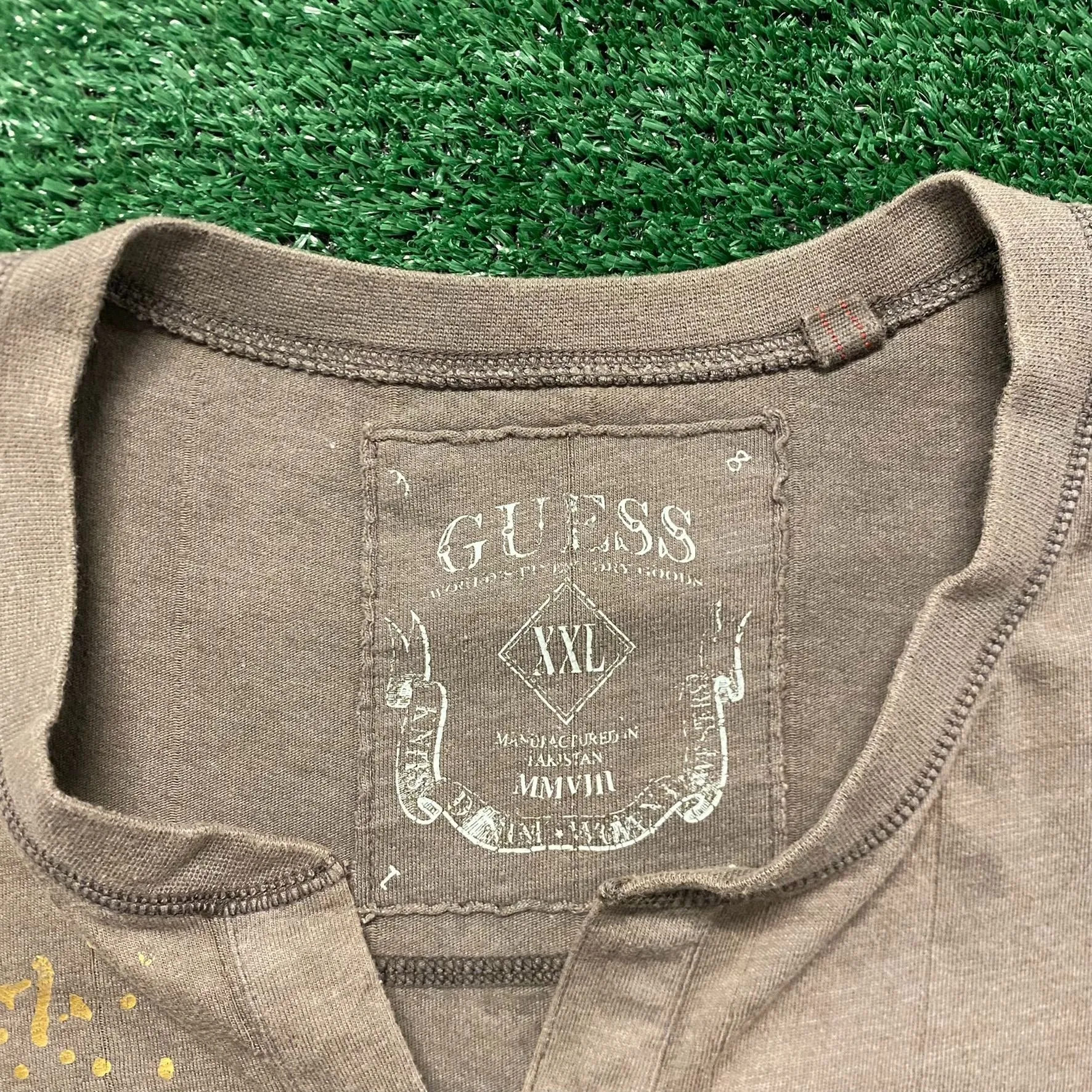 Guess King Golden Crown Vintage Gothic Punk T-Shirt