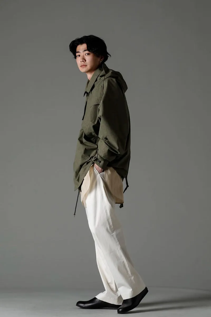 Harmattan Unisex Cropped Melange Army Green
