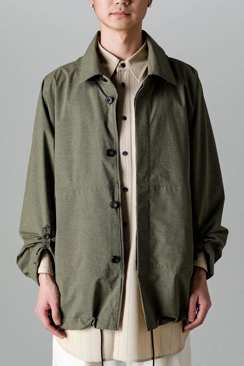 Harmattan Unisex Cropped Melange Army Green