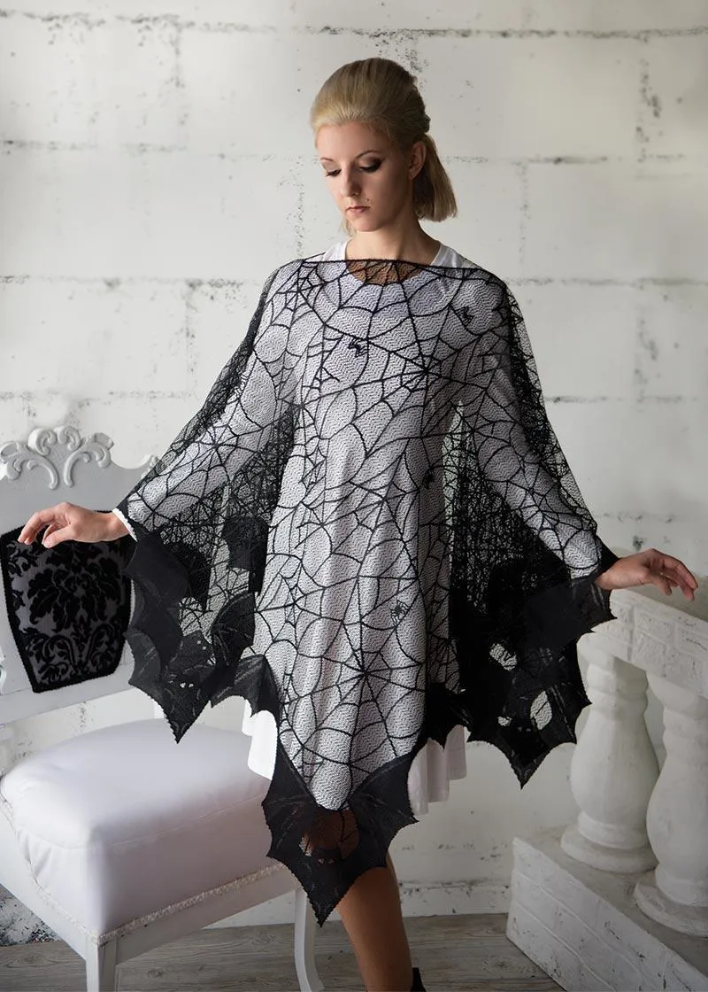 Heritage Lace | Bats Poncho