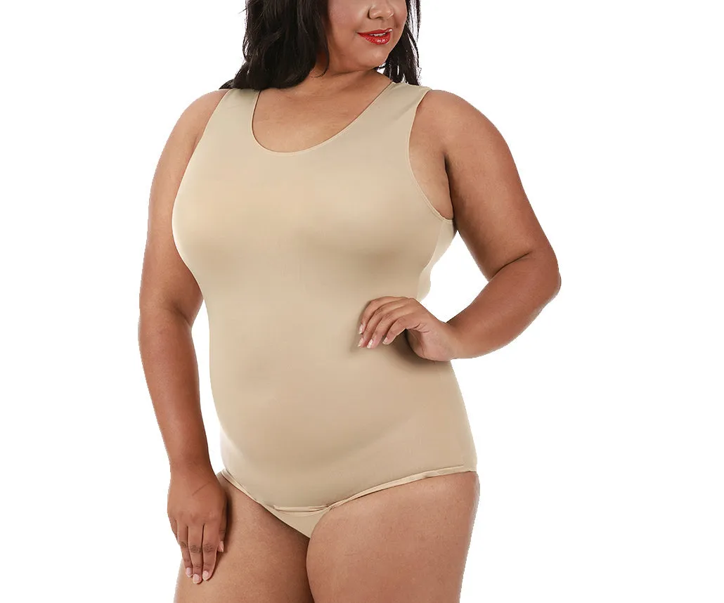 InstantFigure Tank Bodysuit Curvy Shapewear WB4033C by InstantFigure - InstaSlim - InstantRecoveryMD
