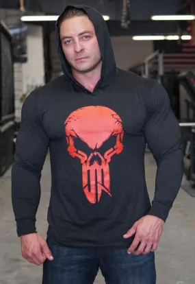 Iron Rebel Prep Mode Hooded Sweatshirt - Black-Red