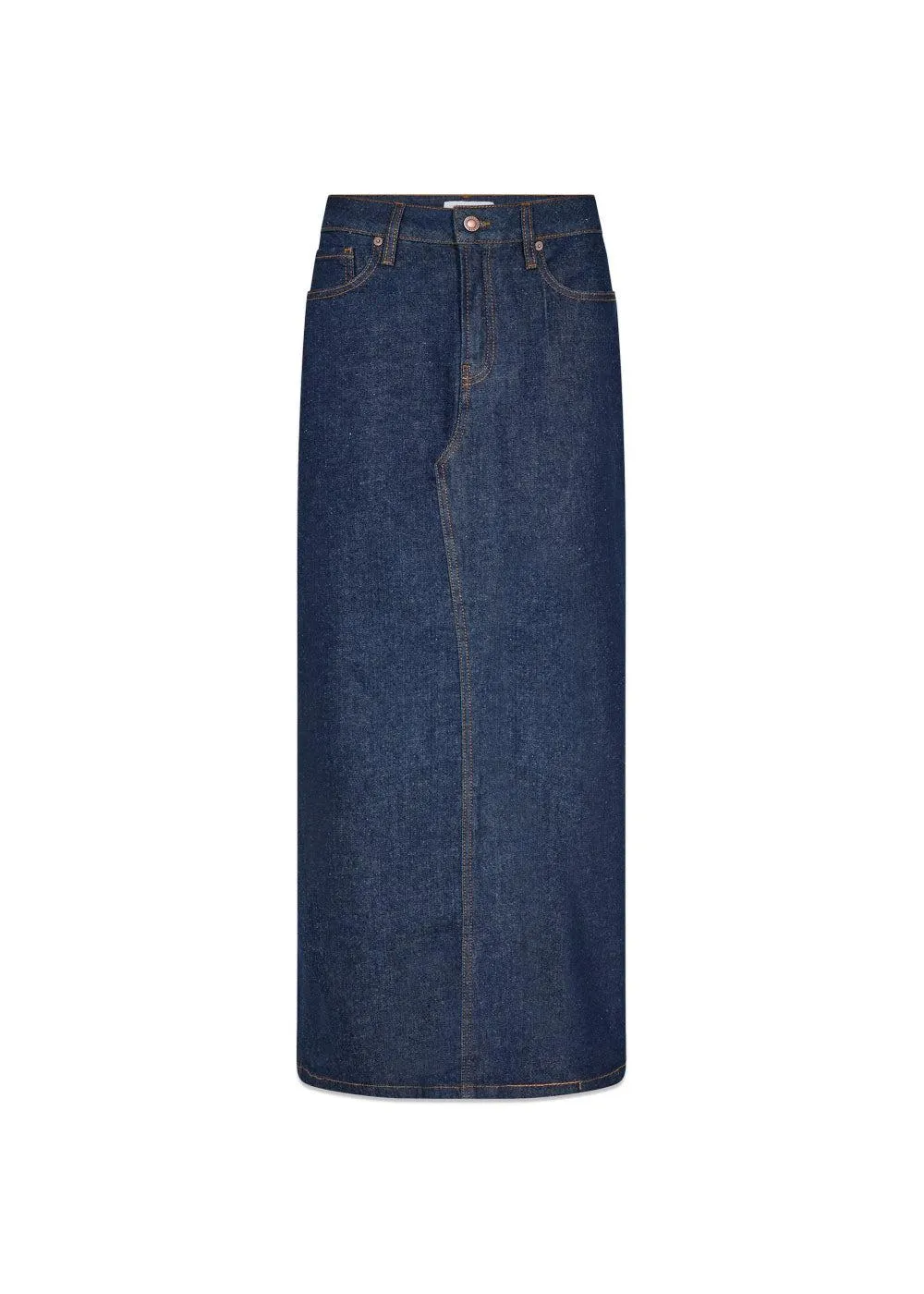 IVY-Zoe Maxi Skirt Wash Dark Daytona - Denim Blue