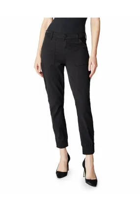 J Brand Arkin Zip Ankle Jogger - Black