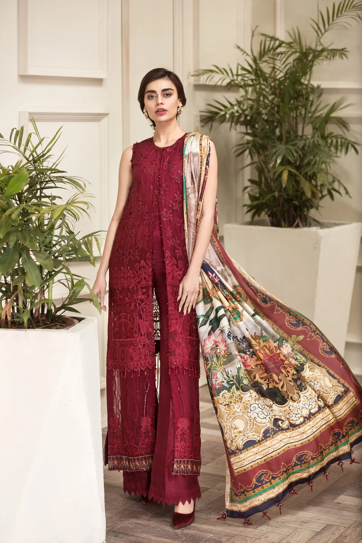 Jazmin Eid Wear with Embroidery #M0098