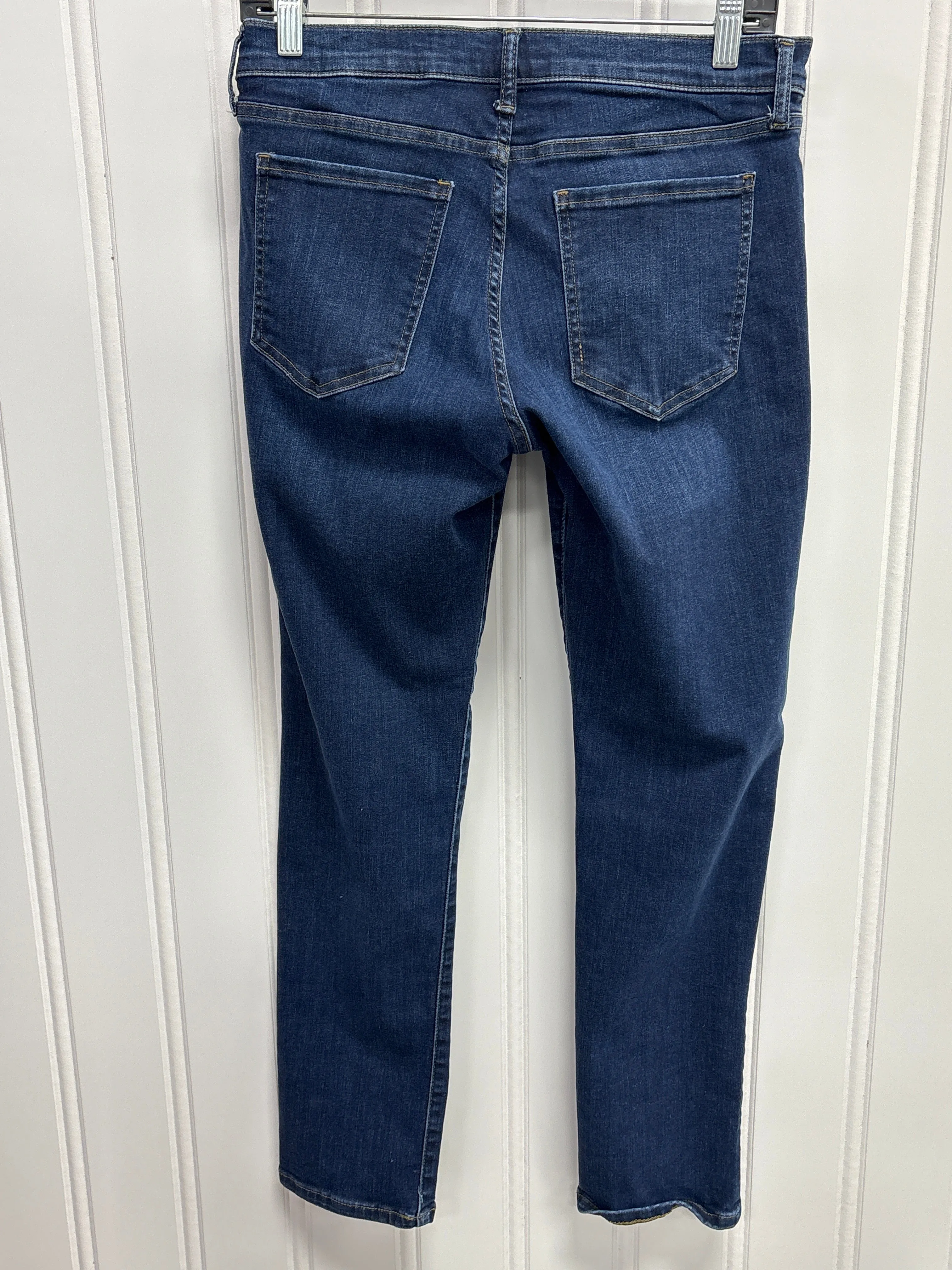 Jeans Straight By Banana Republic In Blue Denim, Size:8