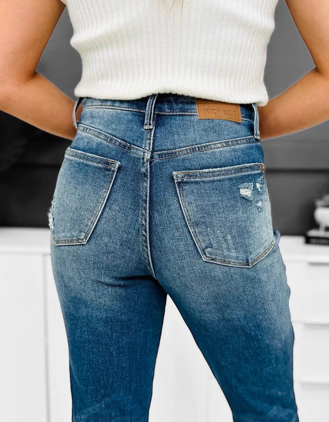 JUDY BLUE -FIONA Tummy Control Jeans
