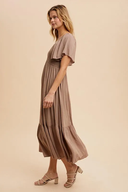 KENDALL MODAL SMOCKED DRESS