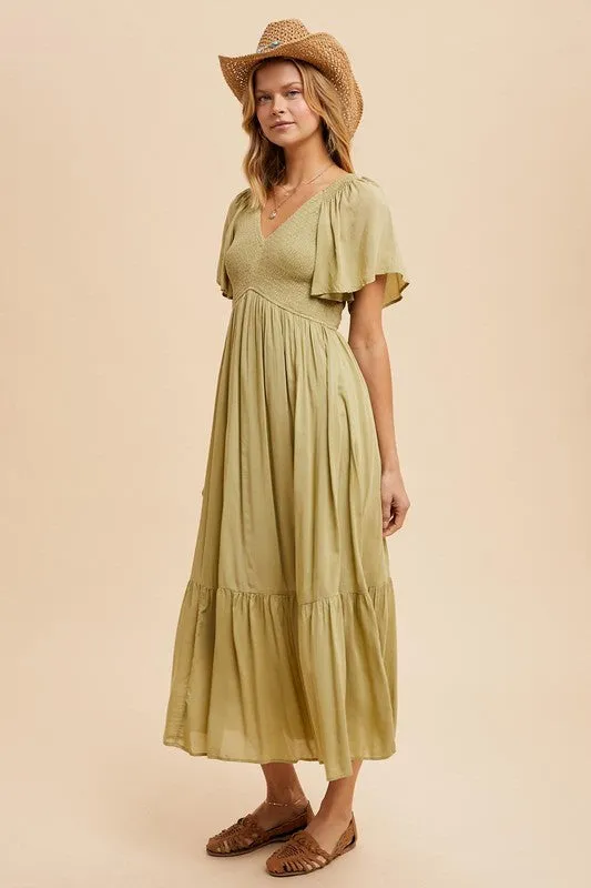 KENDALL MODAL SMOCKED DRESS