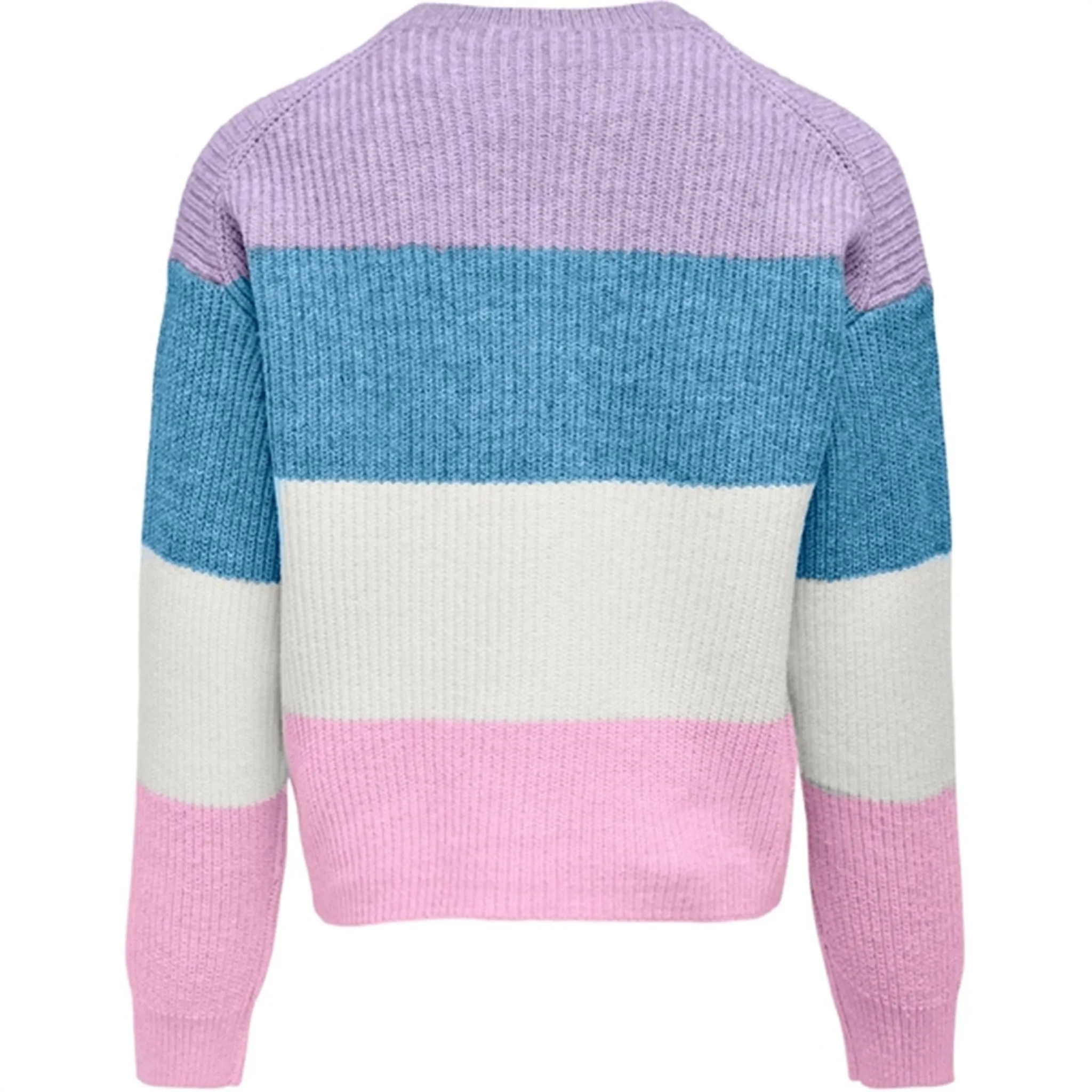 Kids ONLY Pastel Lilac Sandy Stripe Knit Pullover Noos