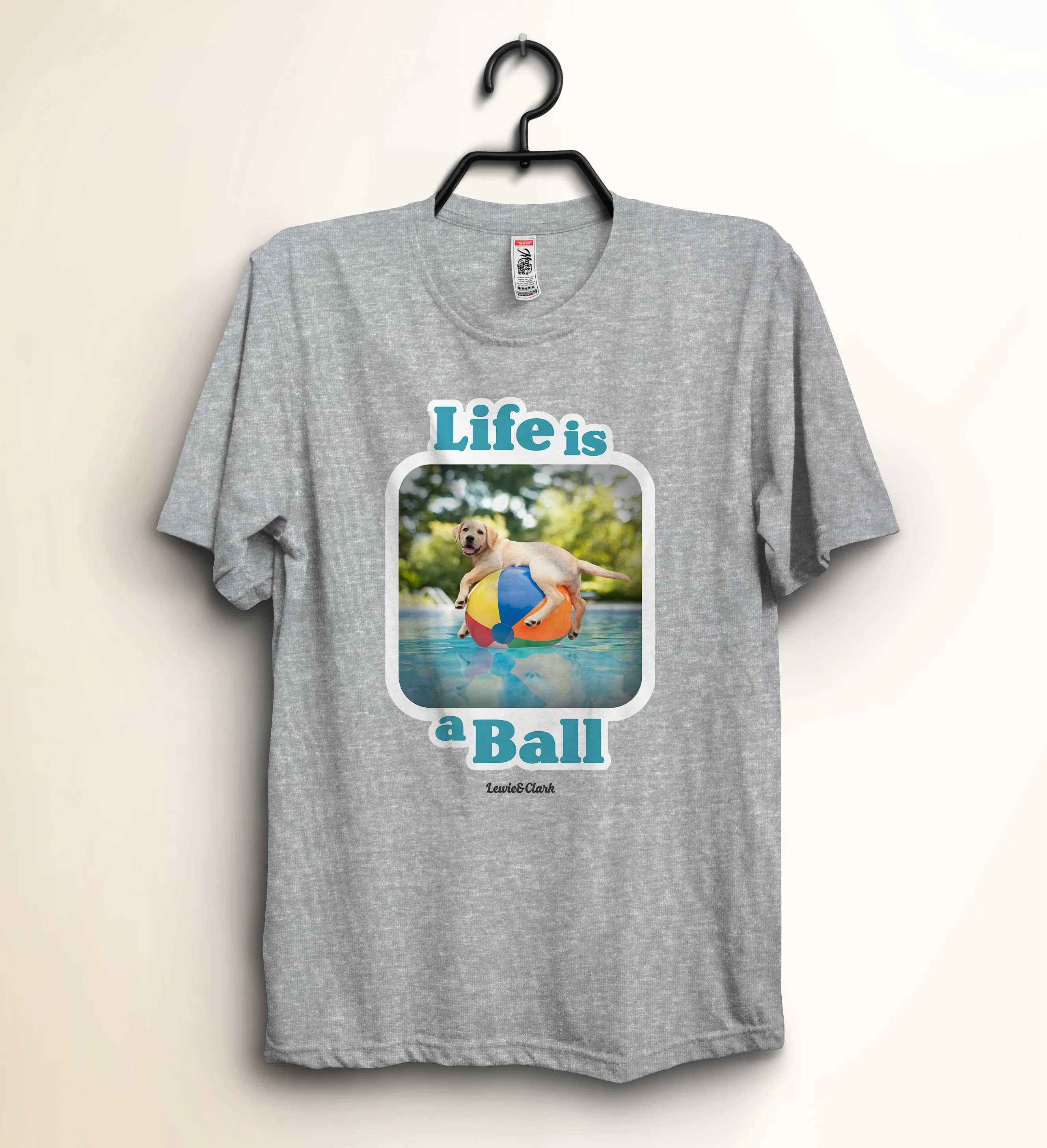 KIDS "Life is a Ball" Shirt - Fun Puppy Dog Lover T-Shirt for Boy, Girl, Toddler
