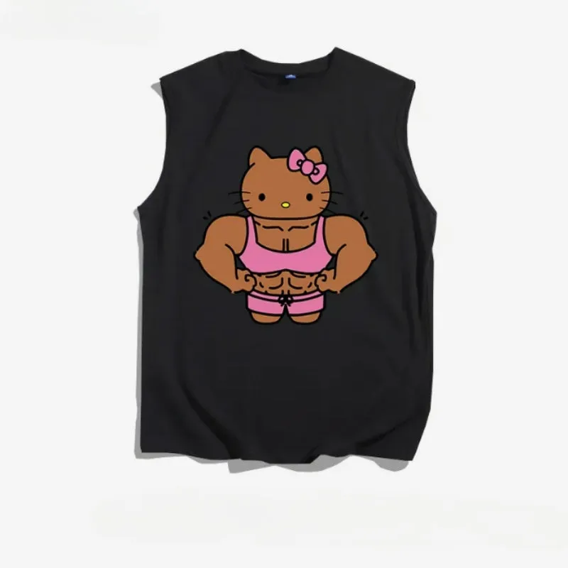 Kitty Strong Gym Dress Clothes T-shirt KI572