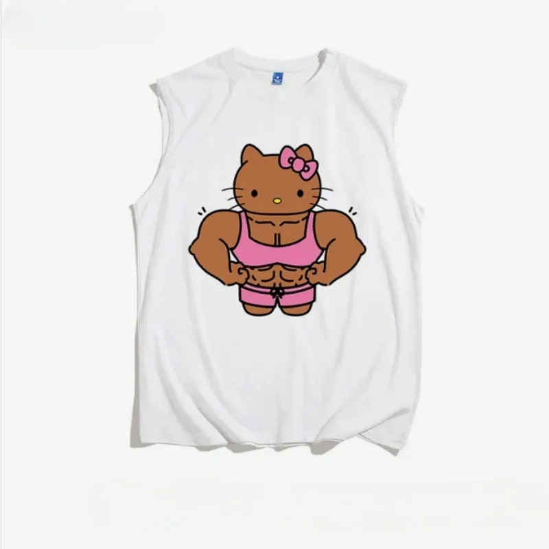 Kitty Strong Gym Dress Clothes T-shirt KI572