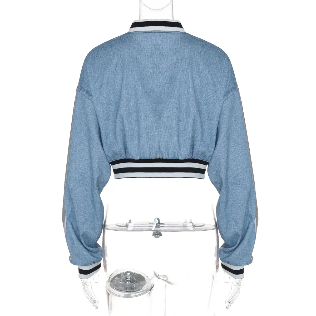 LA Girl Cropped Bomber Jacket