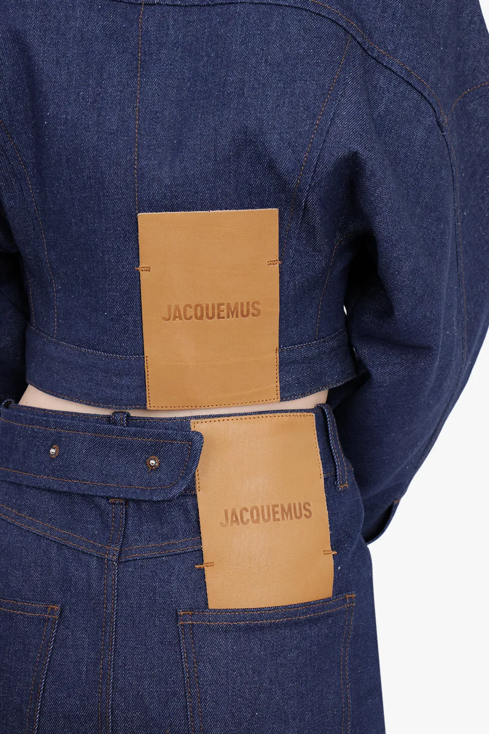 La Veste De-Nimes Obra | Navy/Brown