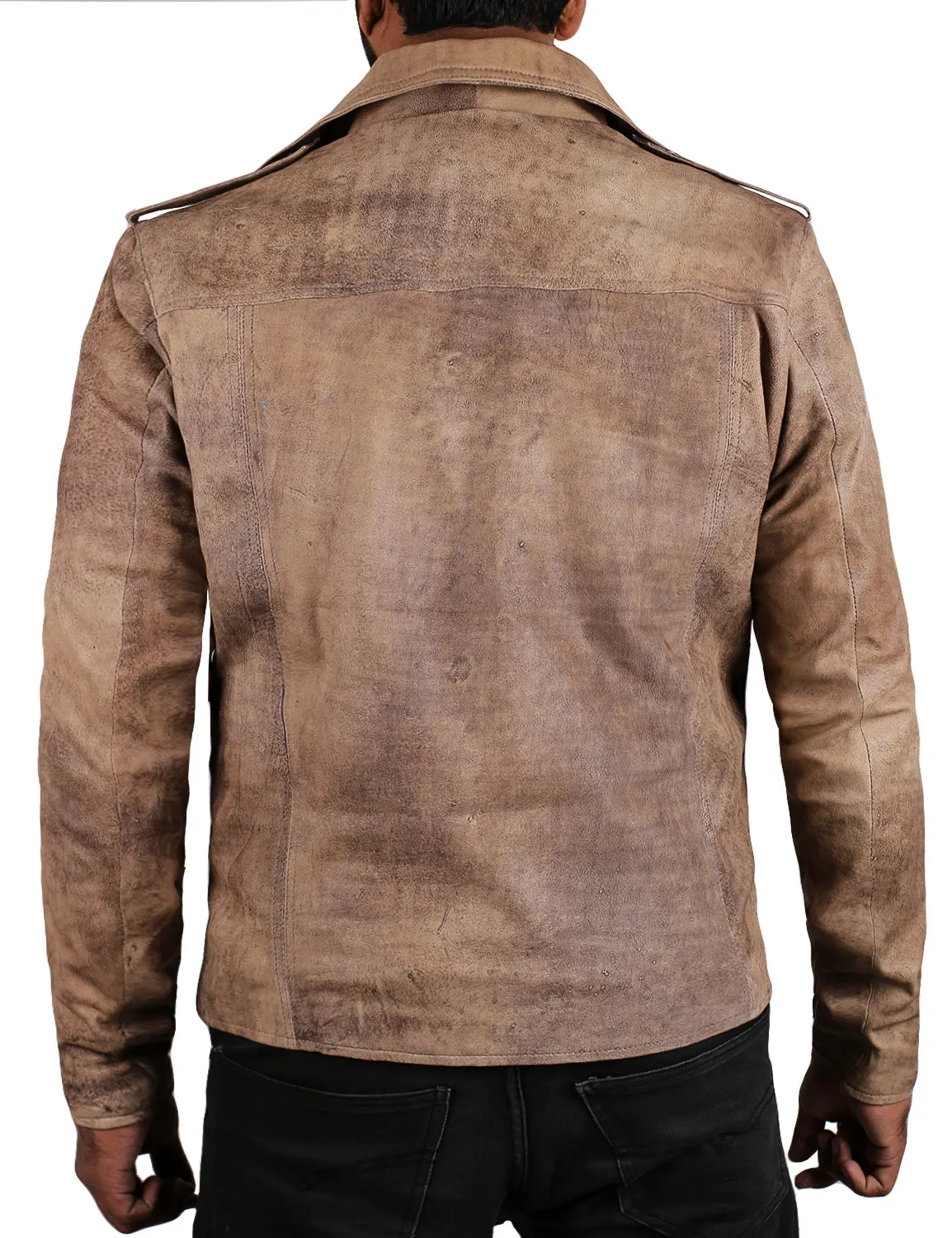 Leather Jackets Hub Mens Genuine Lambskin Leather Coat (Black, Regal Jacket) - 1501108