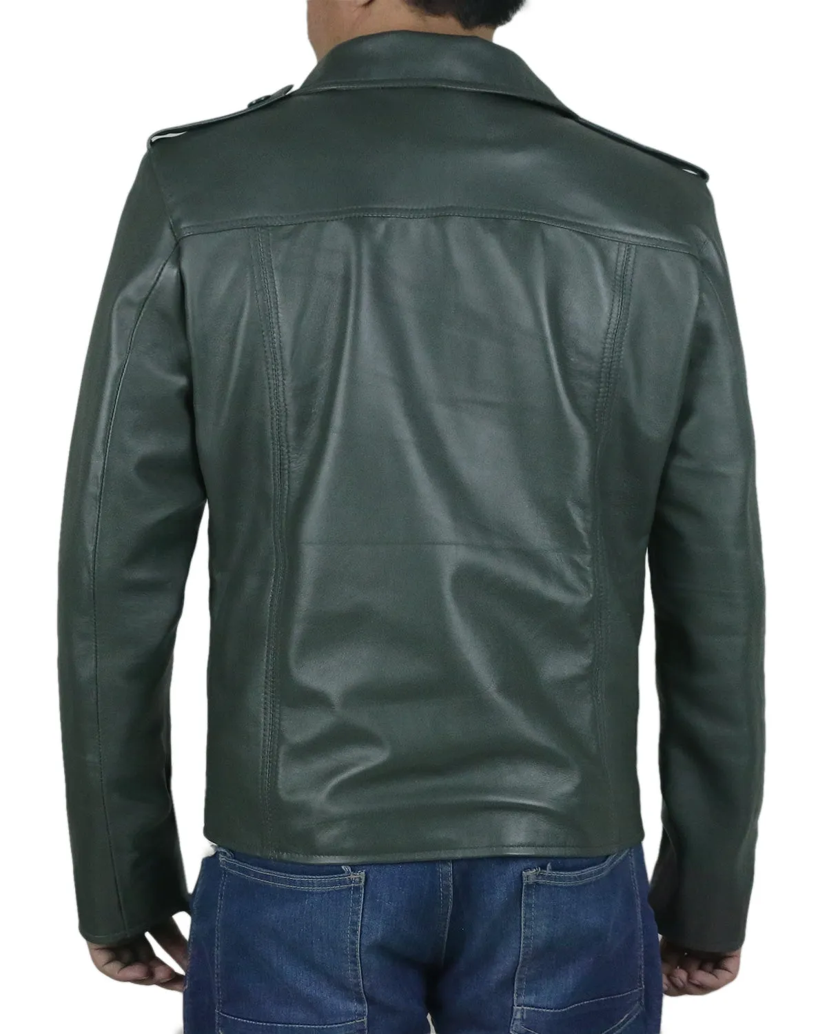 Leather Jackets Hub Mens Genuine Lambskin Leather Coat (Black, Regal Jacket) - 1501108