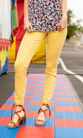 Level 99 Liza Skinny Denim-Limon