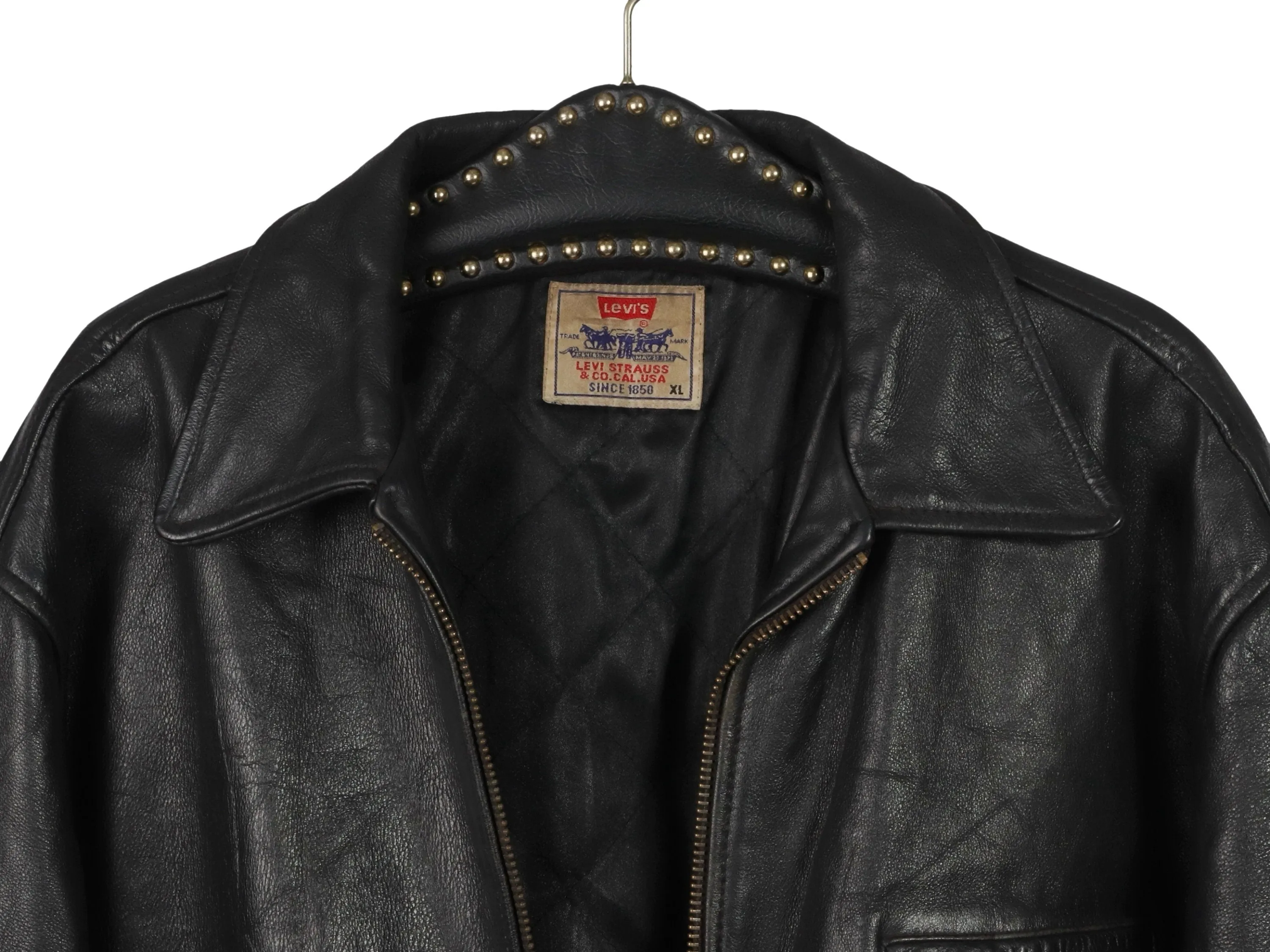 Levi's Leather Jacket/Size XL