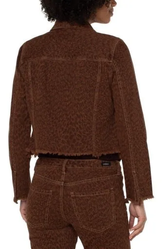 Liverpool - Animal Print Denim Jacket