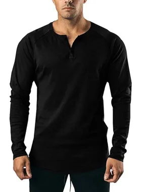 LONGBIDA Comfortable Slim Fit Fashion Men Shirts Long Sleeve Regular