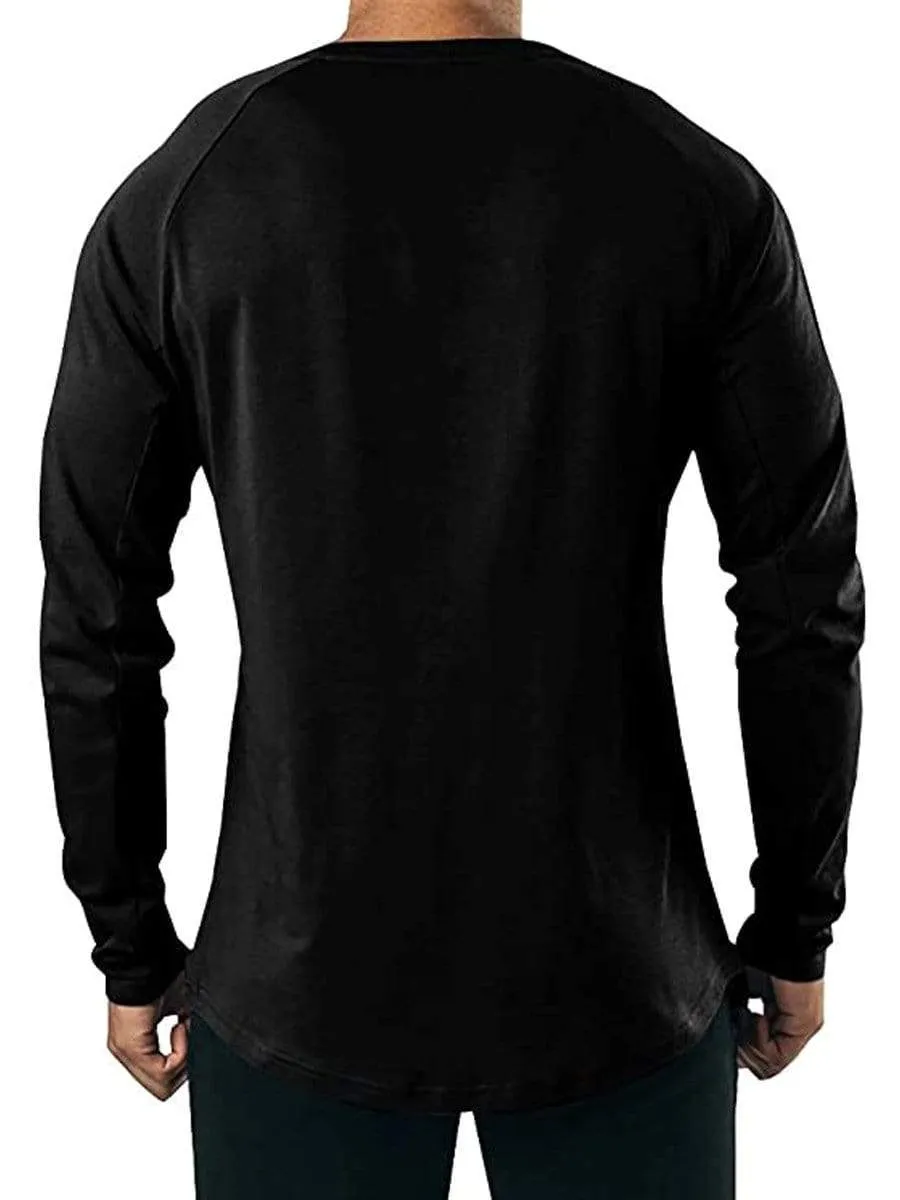 LONGBIDA Comfortable Slim Fit Fashion Men Shirts Long Sleeve Regular