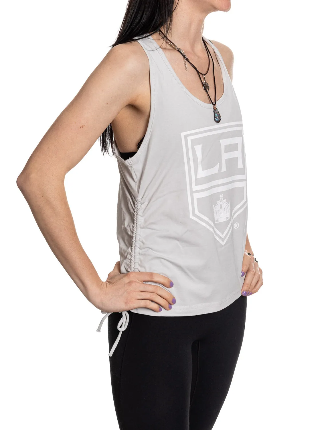 Los Angeles Kings Women's Adjustable Jersey Knit Tank Top