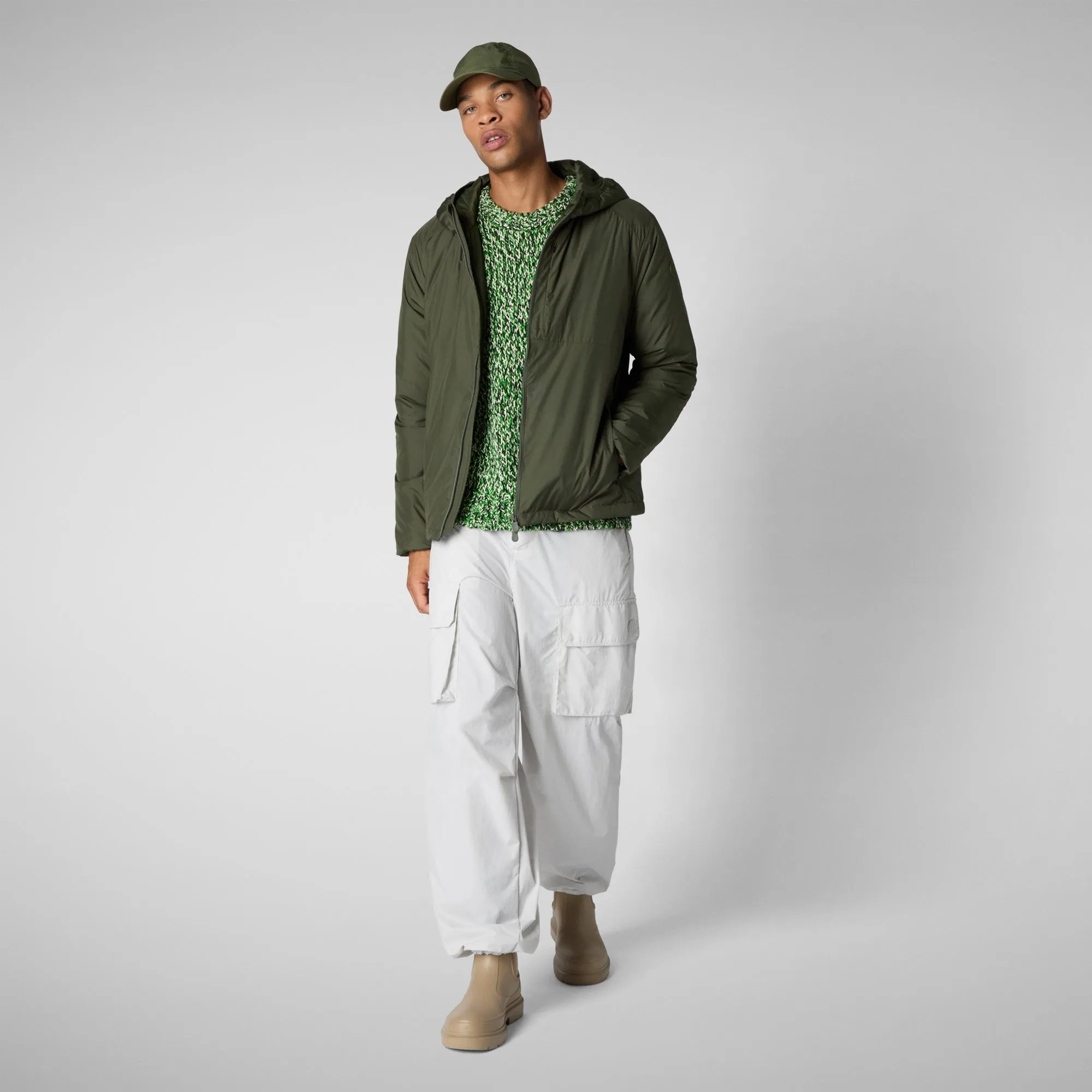 Man's jacket Wilbur in dusty olive