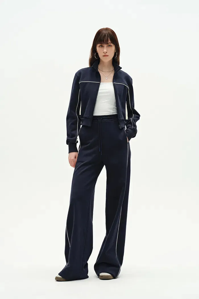 Margot Wind Resistant Cropped Jacket in Cotton Blend
