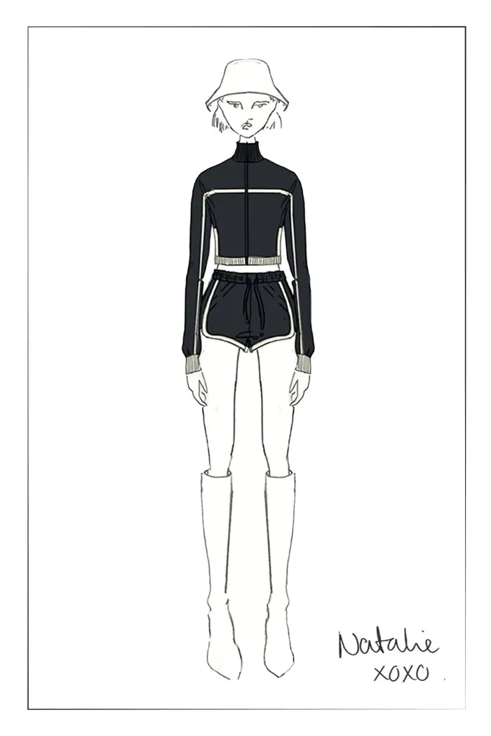 Margot Wind Resistant Cropped Jacket in Cotton Blend