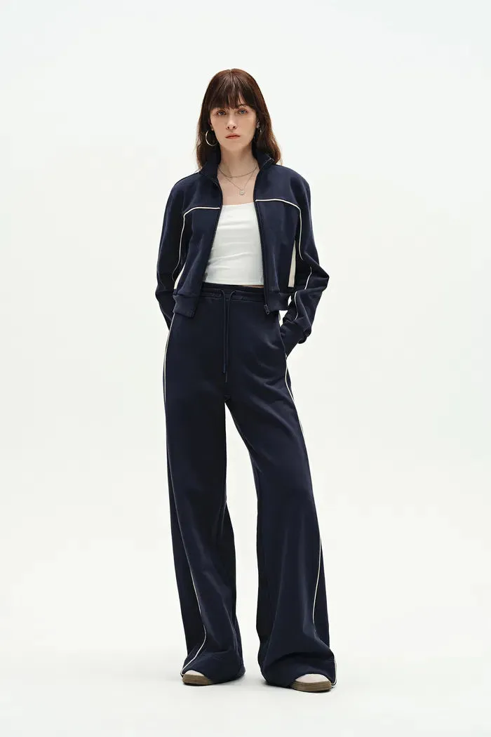 Margot Wind Resistant Cropped Jacket in Cotton Blend
