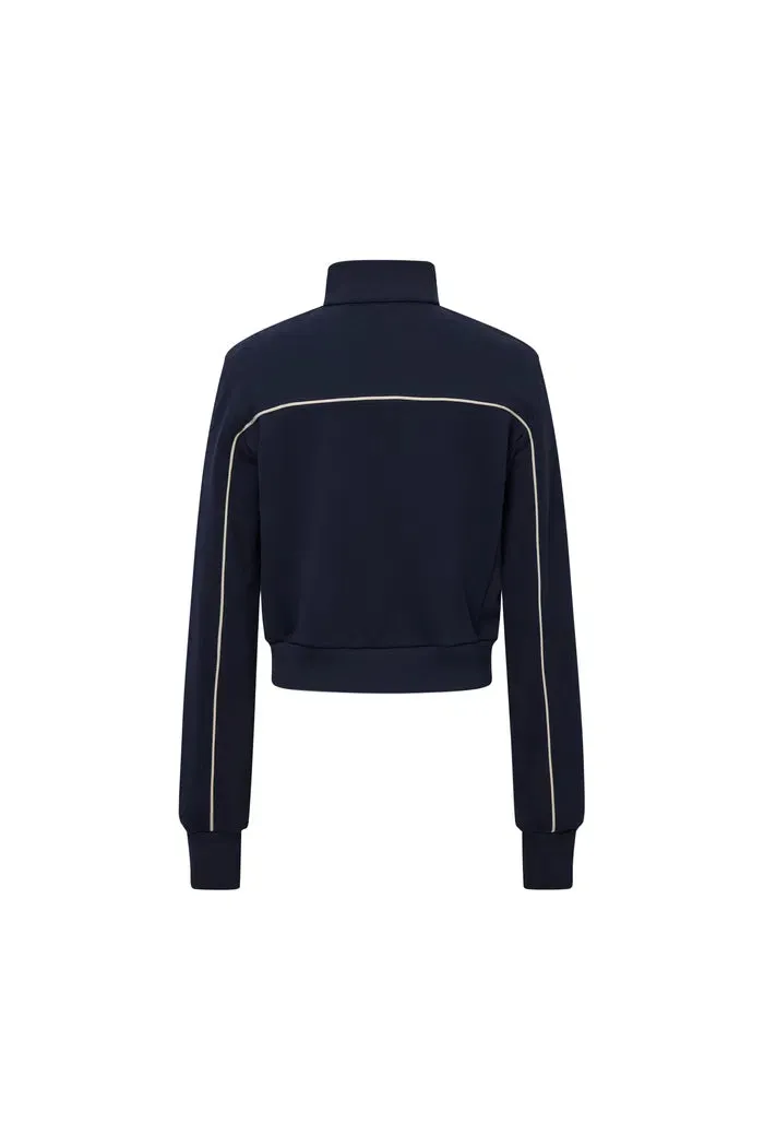 Margot Wind Resistant Cropped Jacket in Cotton Blend