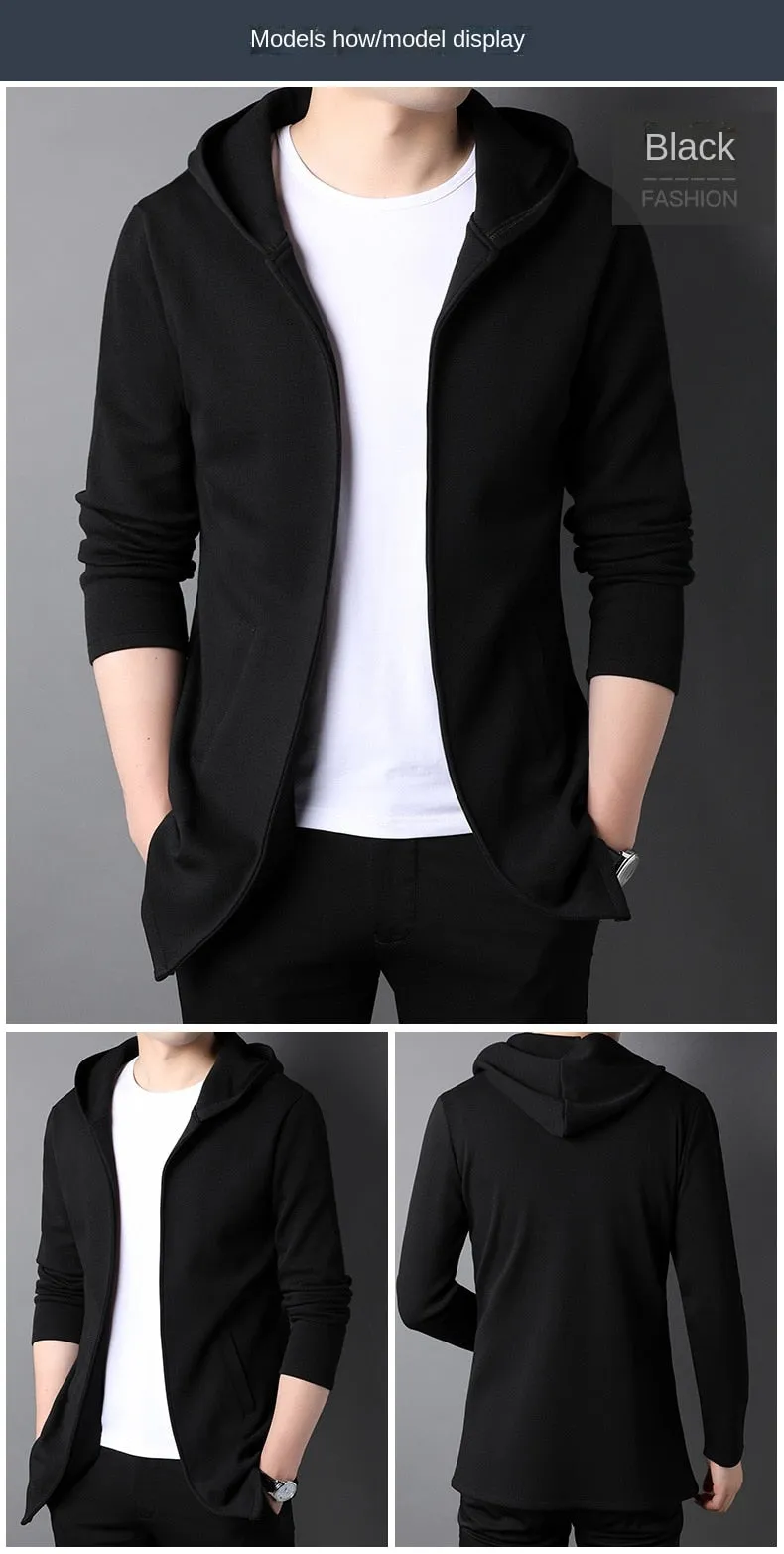 Men High Fashion Hooded Jacket Coat