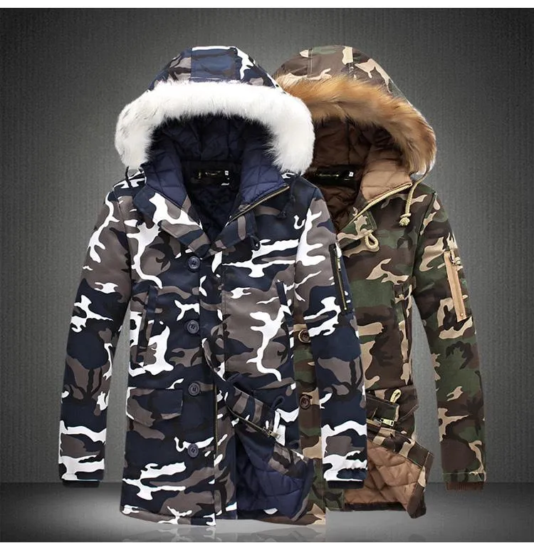 Men's COTTON Camouflage Winter Jacket