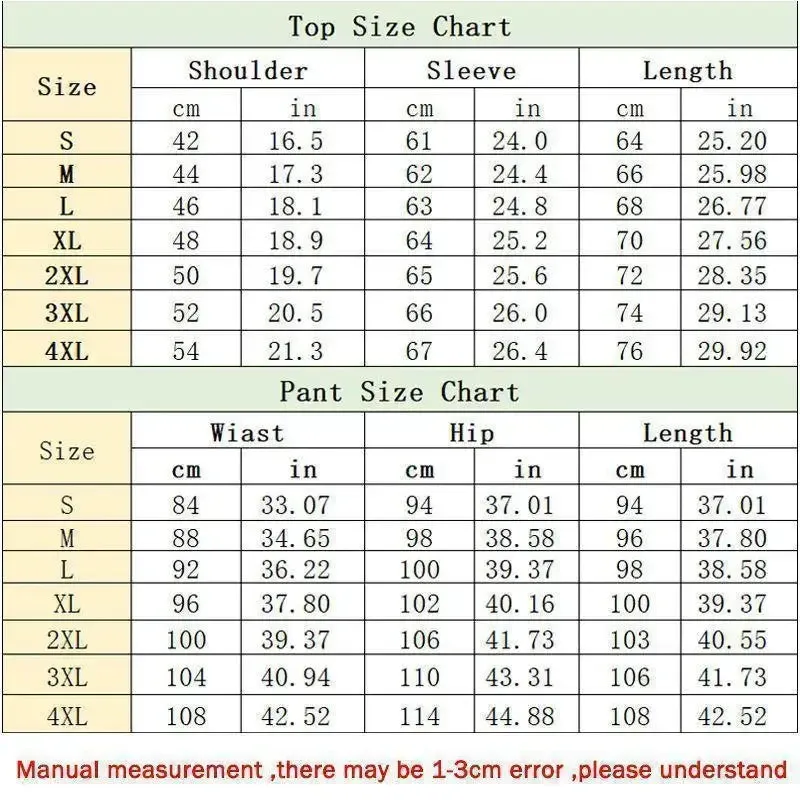 Men's Hooded Zipper Jacket Set
