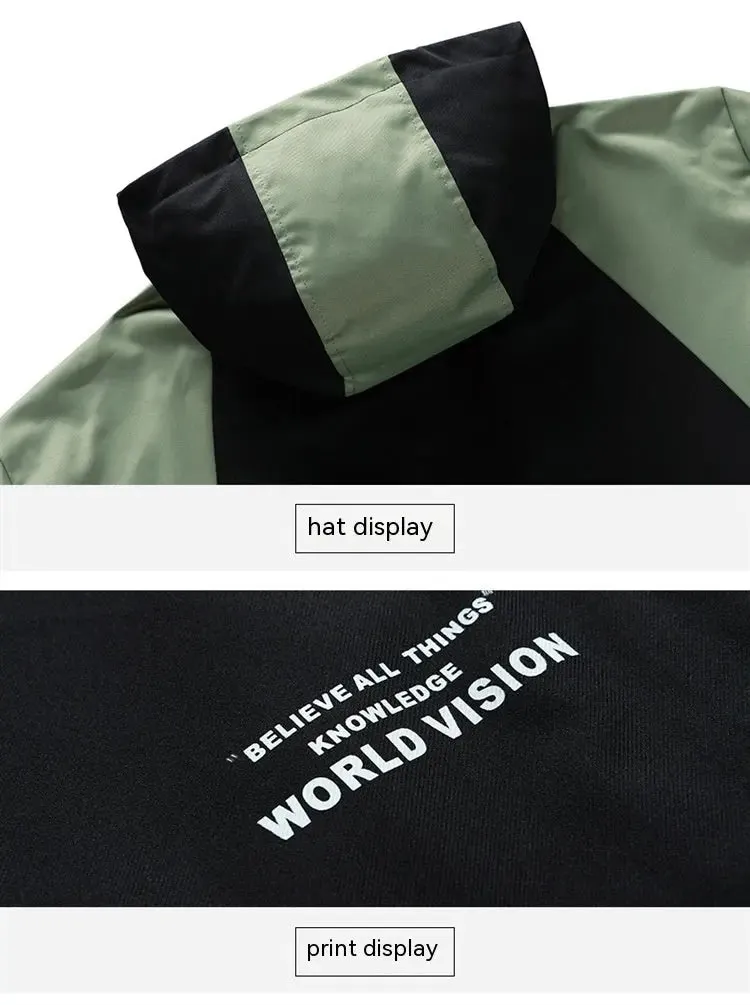 Men's Loose Hooded Casual Jacket