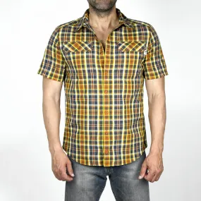 Men's Plaid Casual Shirt,Multi