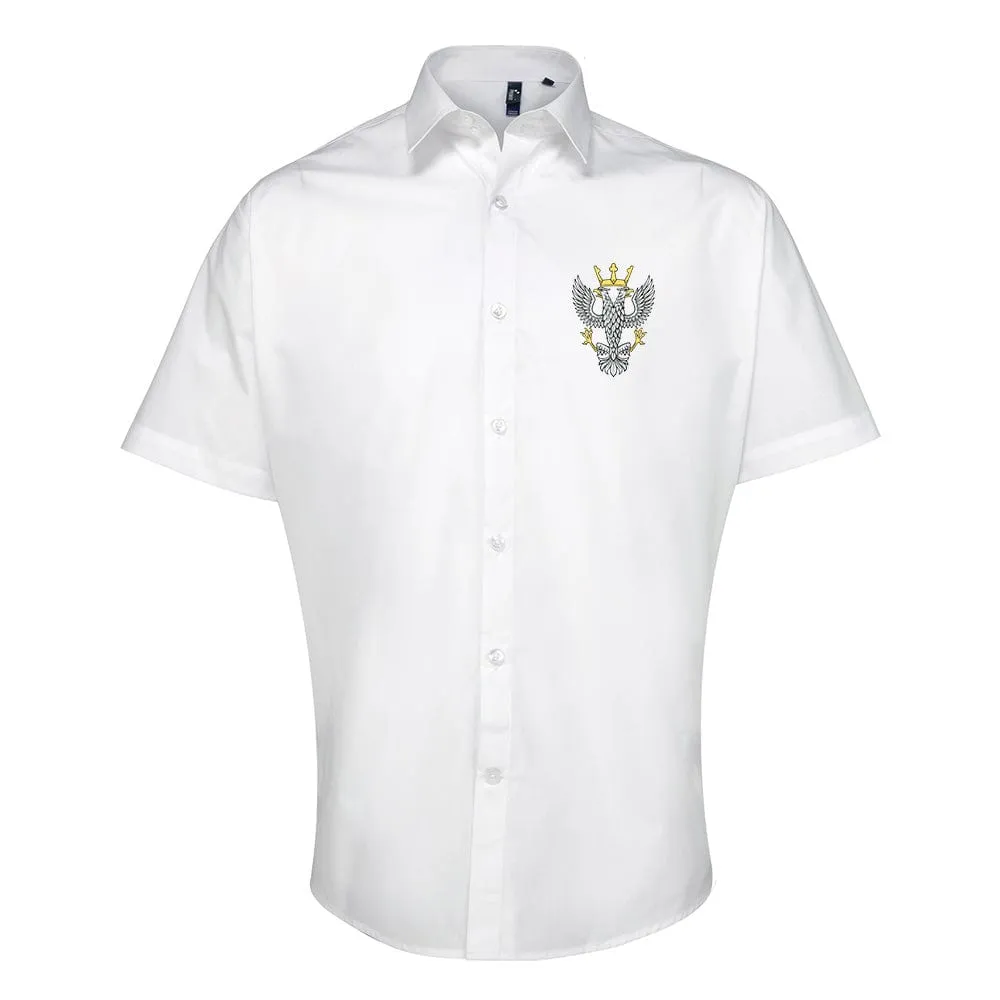 Mercian Regiment Embroidered Short Sleeve Oxford Shirt