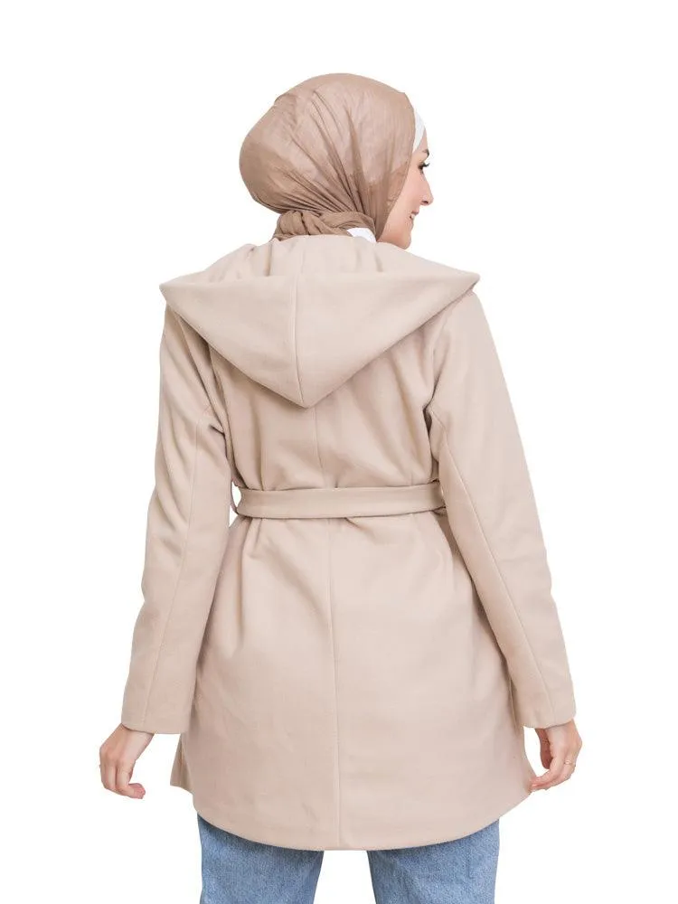 Mocha Feather Jacket